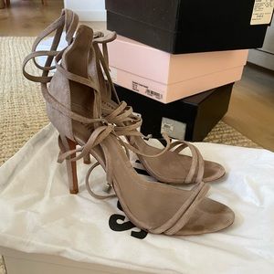 Schutz lace up heel